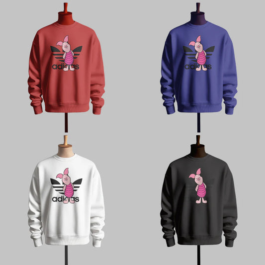 Inspired by Adidas Piglet Graphic SweatShirt