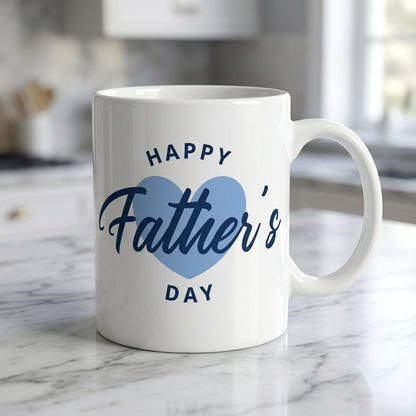 Father's Day Ceramic Coffee Mug 11oz - Best Dad Ever, Superhero & King Design Tea Cup Gifts