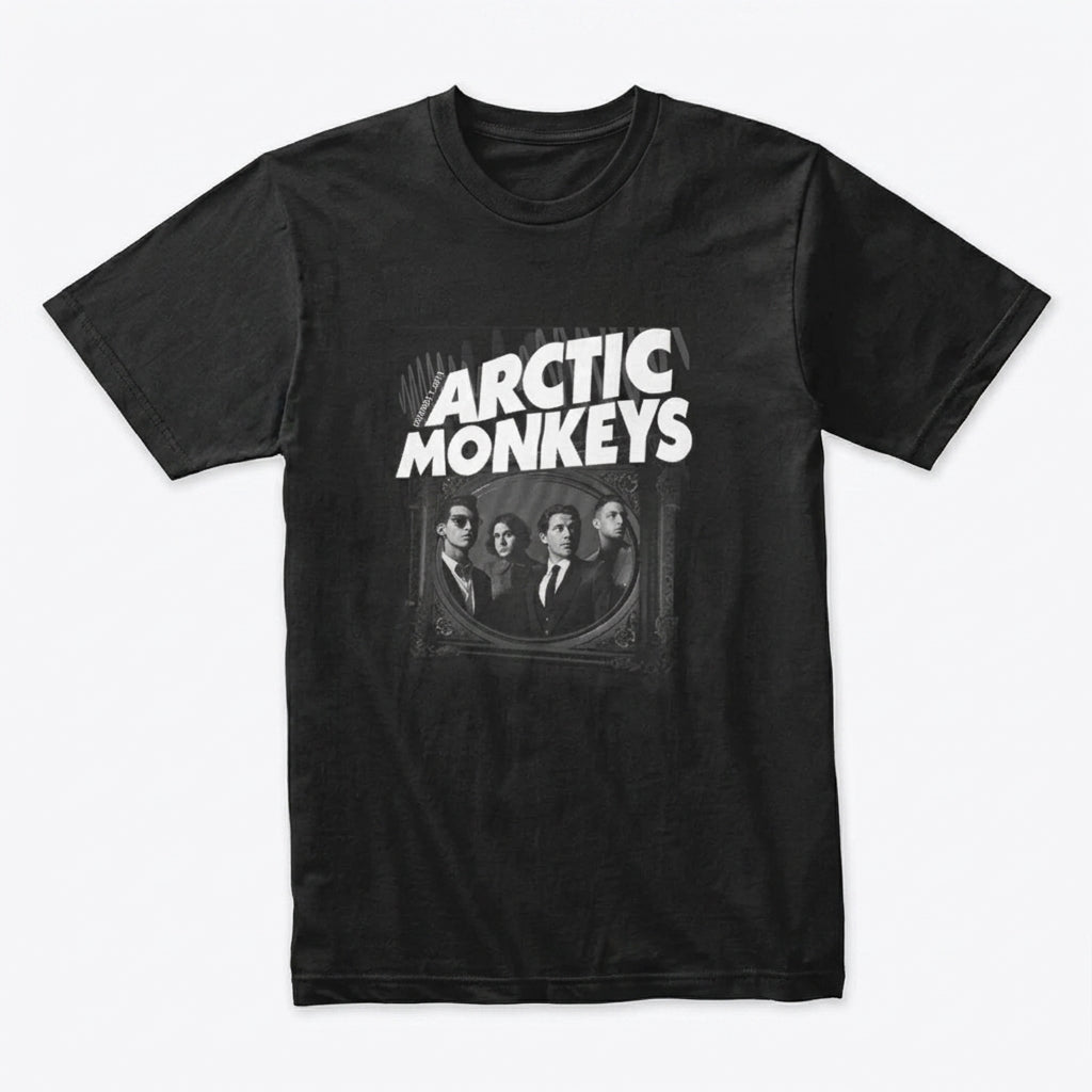 Arctic Monkeys Vintage Framed Group Portrait Graphic T-Shirt