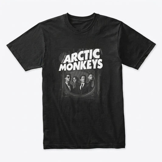 Arctic Monkeys Vintage Framed Group Portrait Graphic T-Shirt