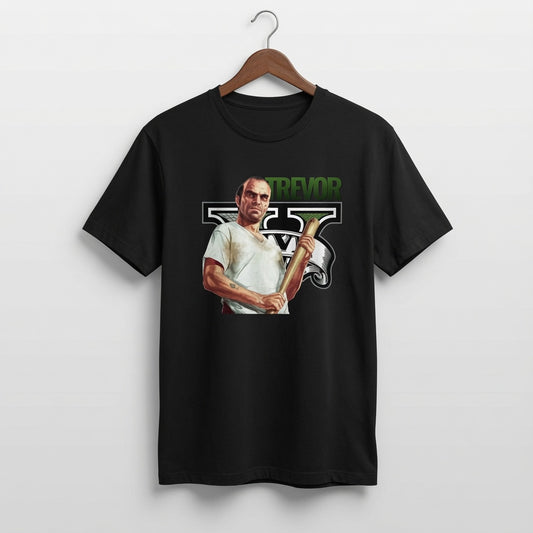 Men's "Trevor" Open-World Crime Graphic T-Shirt