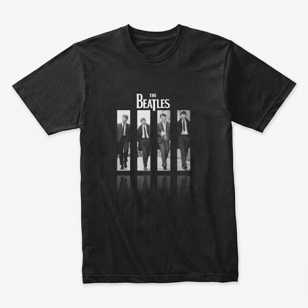 The Beatles Classic Walking Film Strip Graphic T-Shirt