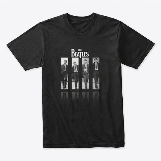 The Beatles Classic Walking Film Strip Graphic T-Shirt