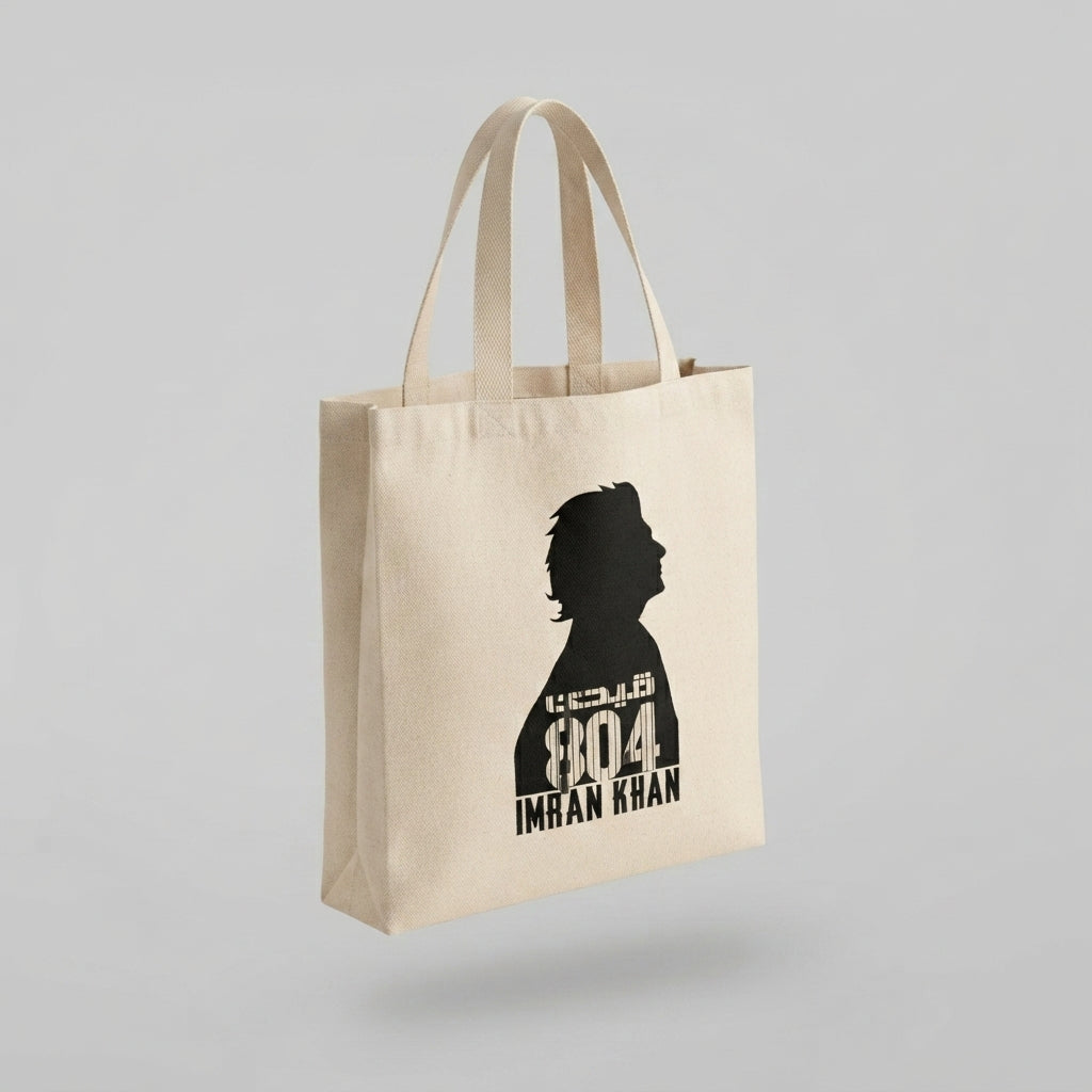 Prisoner 804 Graphic Printed Canvas Tote Bag – Minimalist Leader Graphic Bag