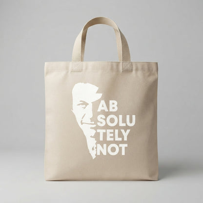 Absolutely Not Imran Khan Typography Canvas Tote Bag – Premium Cotton Shoulder Bag
