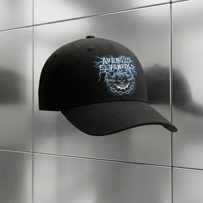 Avenged Sevenfold Deathbat Graphic Baseball Cap - Heavy Metal Rock Band Cap (Black)