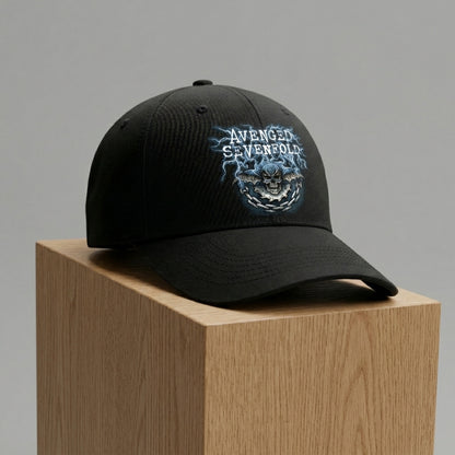 Avenged Sevenfold Deathbat Graphic Baseball Cap - Heavy Metal Rock Band Cap (Black)