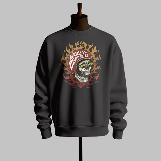 Davidson Skull Sweatshirt