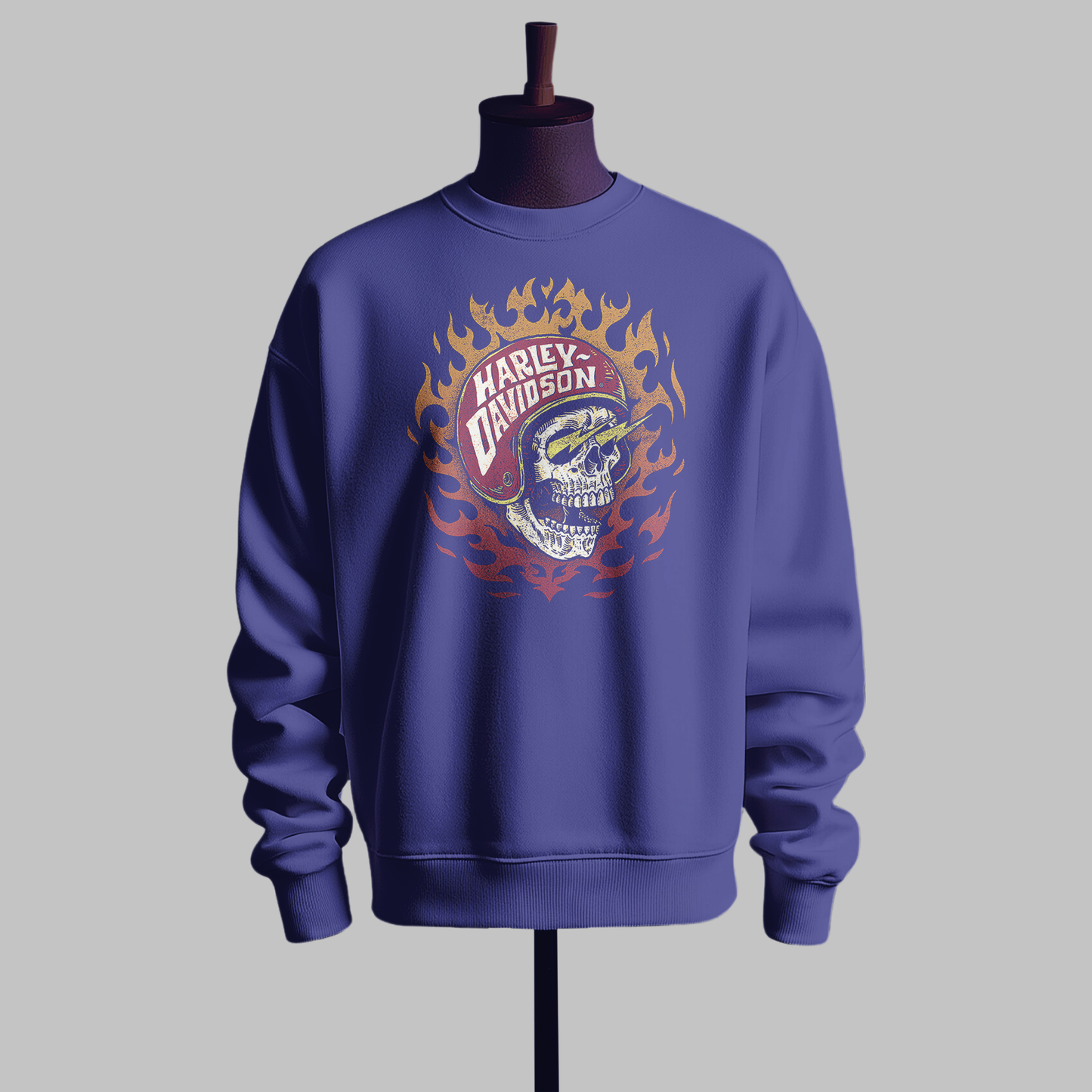 Davidson Skull Sweatshirt