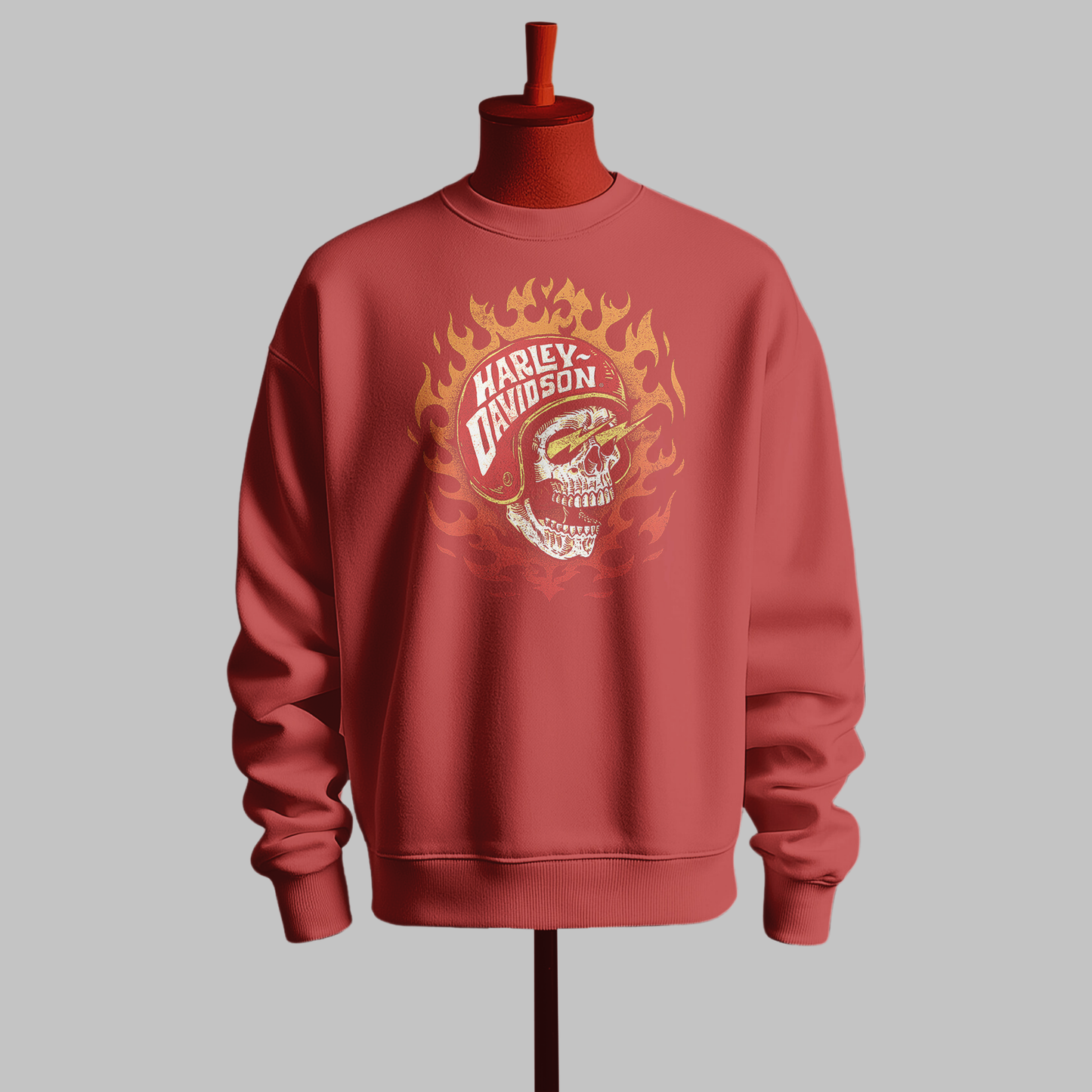 Davidson Skull Sweatshirt