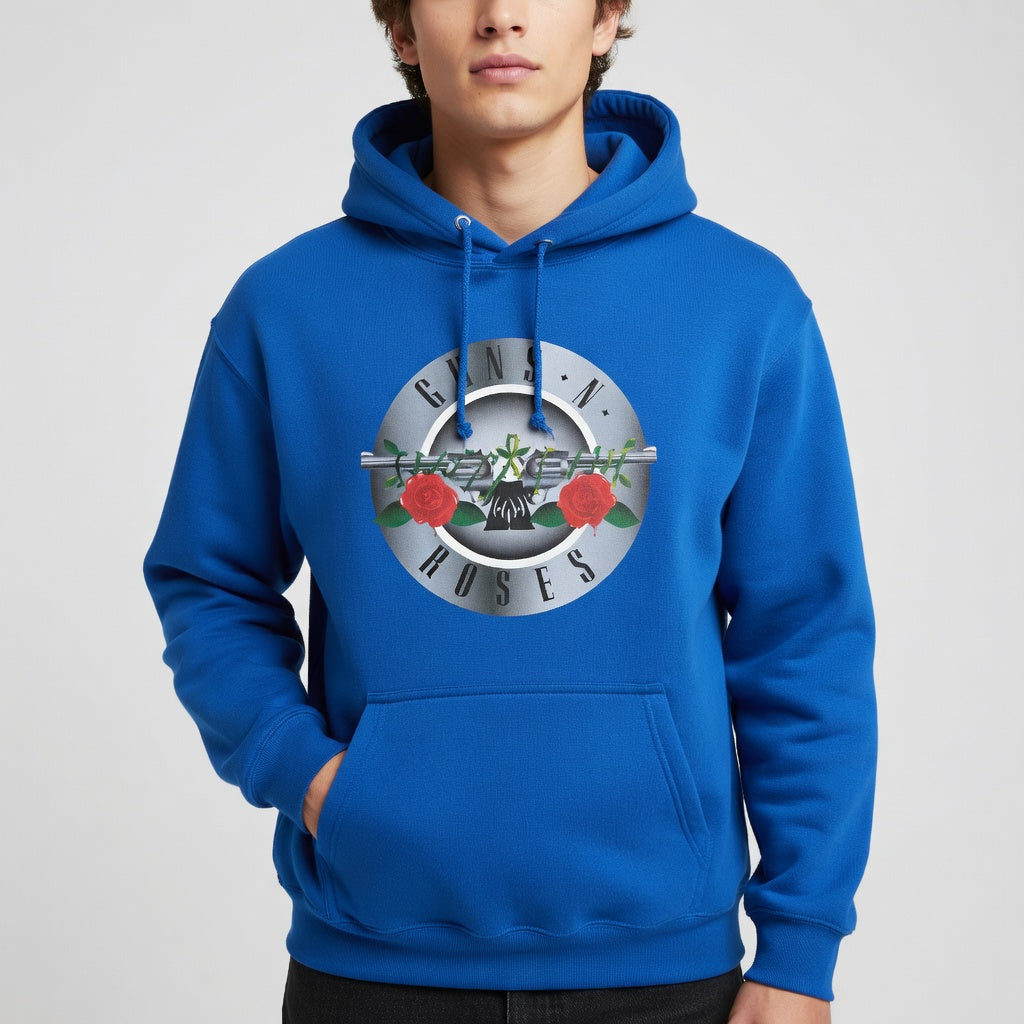 Guns & Roses Classic Bullet Logo Pullover Hoodie