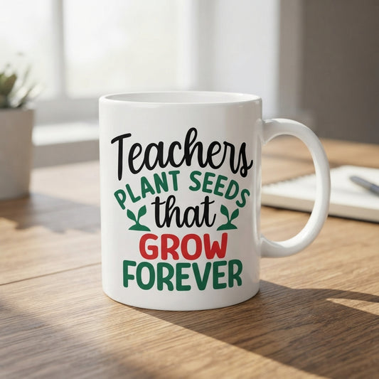 Teacher Appreciation Ceramic Coffee Mug - Gift for Teachers