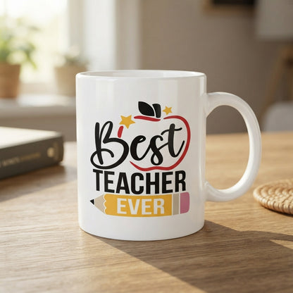 Teacher Appreciation Ceramic Coffee Mug - Gift for Teachers