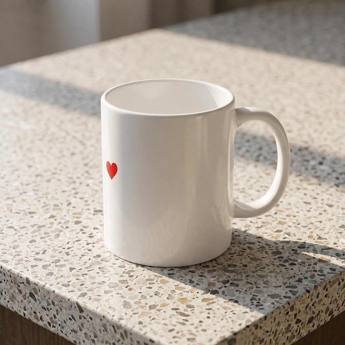 Customized Mug with Heart Icon