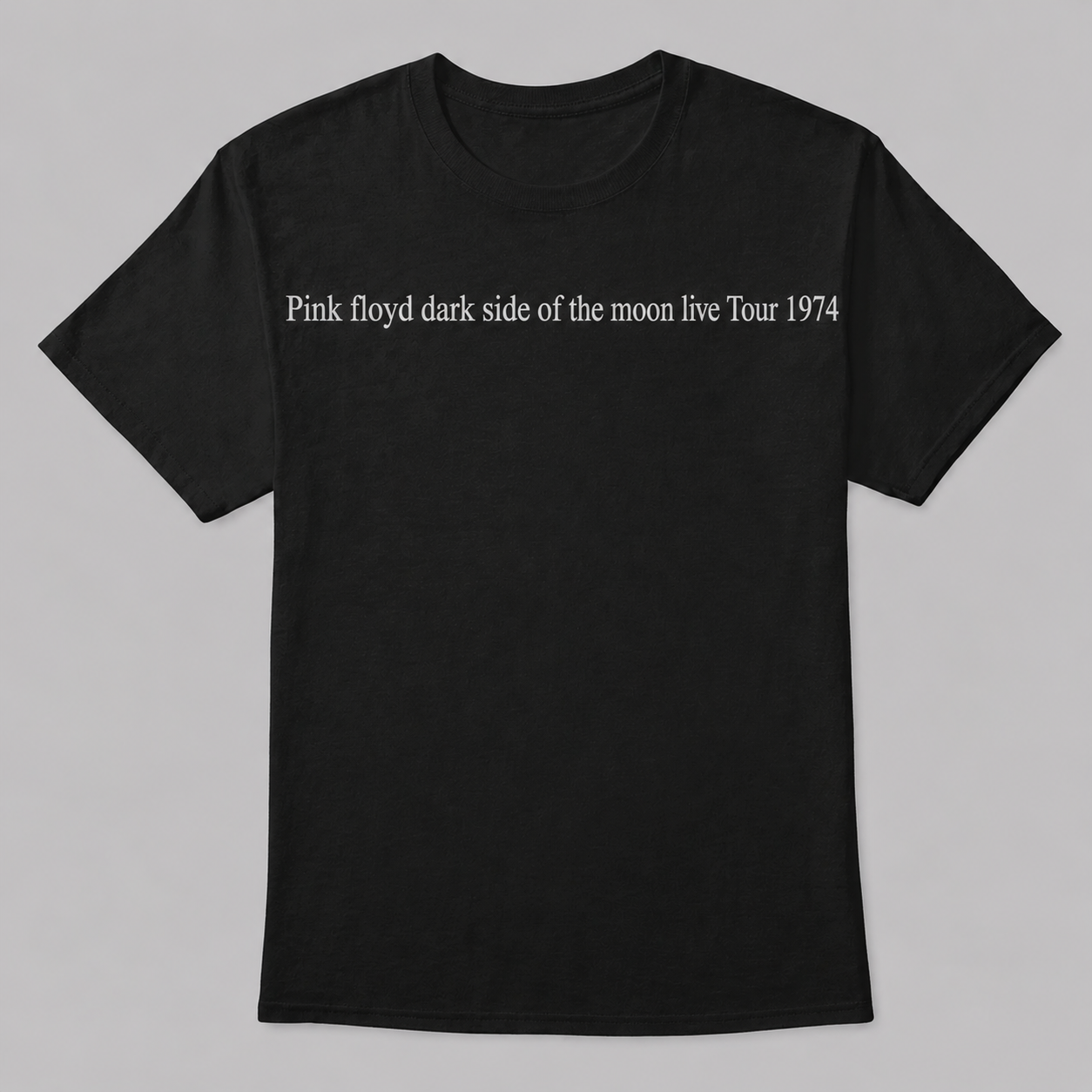 Pink Floyd Dark Side of the Moon 1974 Tour Minimalist T-Shirt