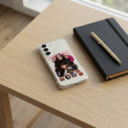 Samsung Clear Phone Case – BLACKPINK K-Pop Photo Collage Graphic Cover