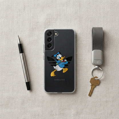 Classic Donald Duck x Adidas Clear Phone Case for Samsung Galaxy