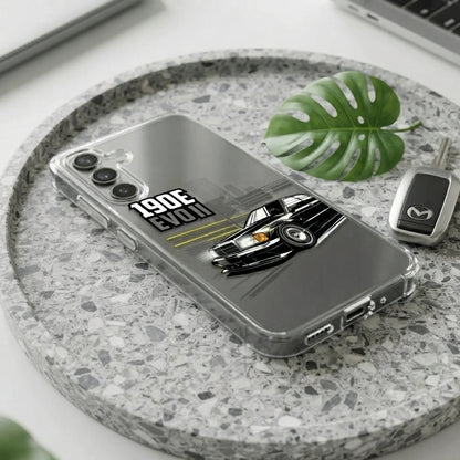 Samsung Clear Phone Case - Mercedes-Benz 190E Evo II Graphic Cover