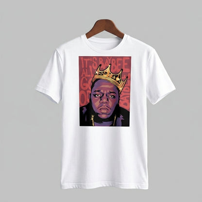 The Notorious B.I.G. King of NY Crown Pop-Art Hip-Hop T-Shirt