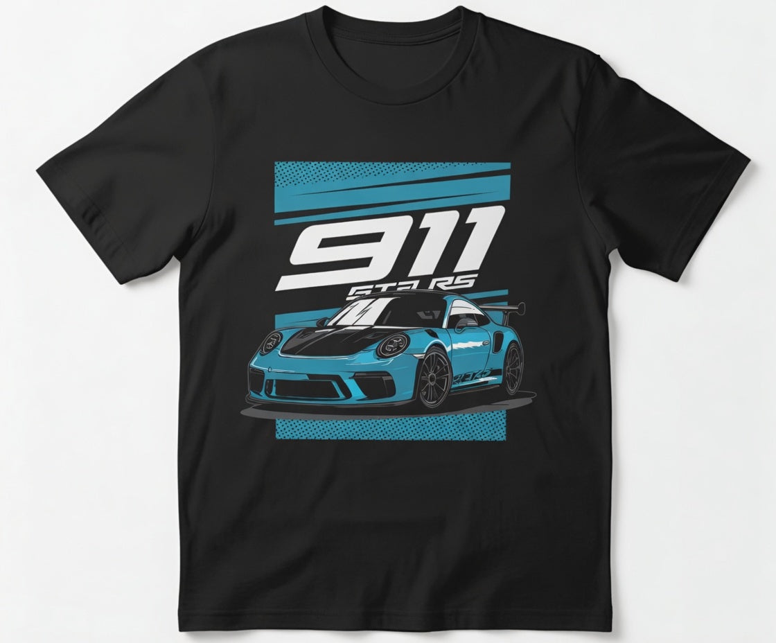 Porsche 911 GT3 RS Racing Black Hoodie