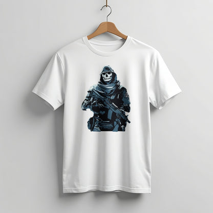 Men's Tactical Skull Soldier Graphic T-Shirt