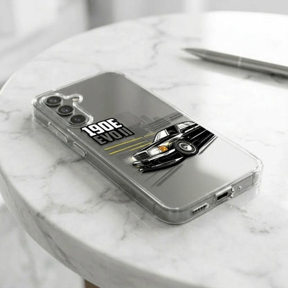 Samsung Clear Phone Case - Mercedes-Benz 190E Evo II Graphic Cover