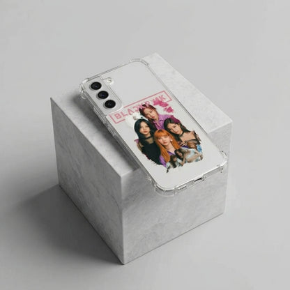 Samsung Clear Phone Case – BLACKPINK K-Pop Member Collage Cover