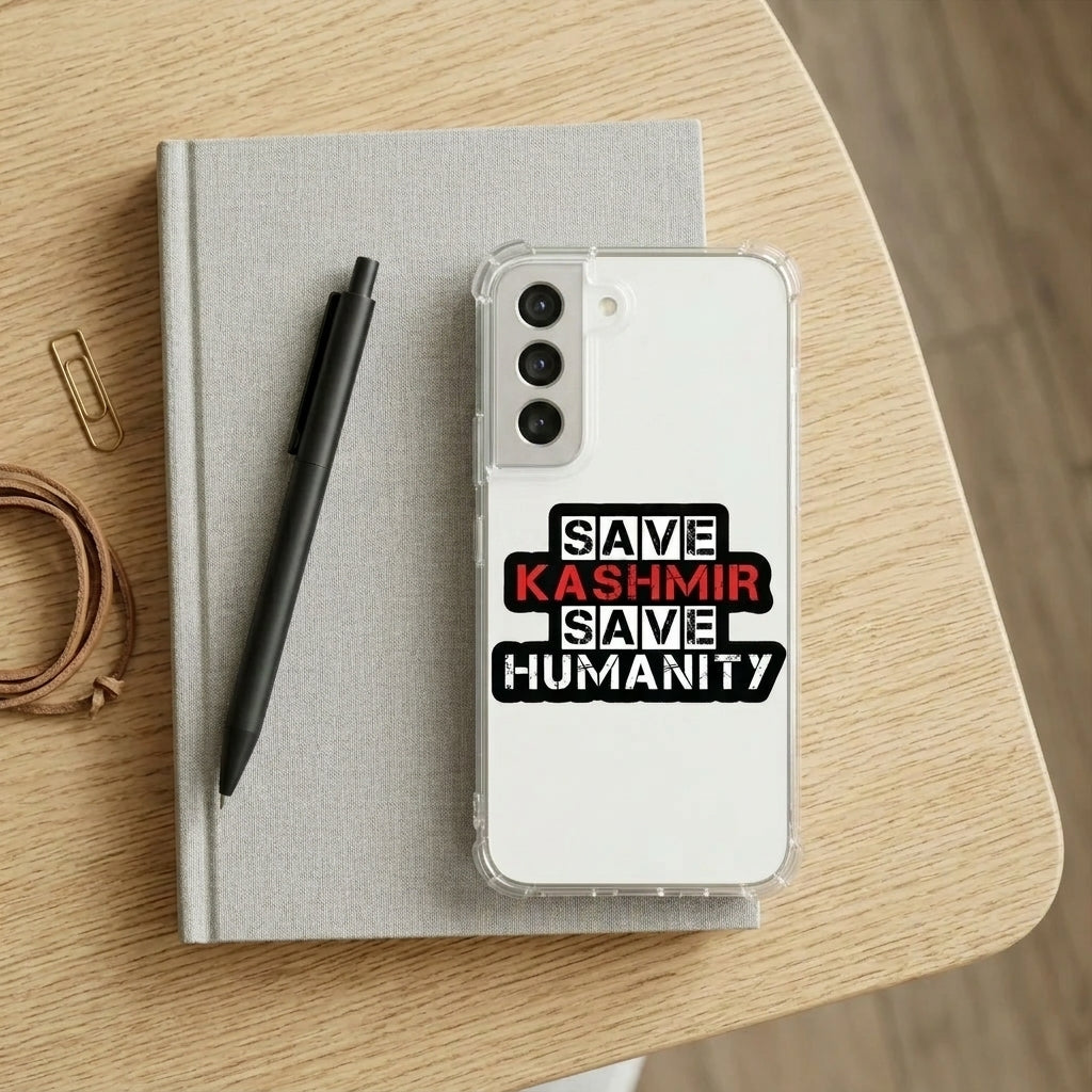 Save Kashmir Save Humanity Clear Case for Samsung Galaxy