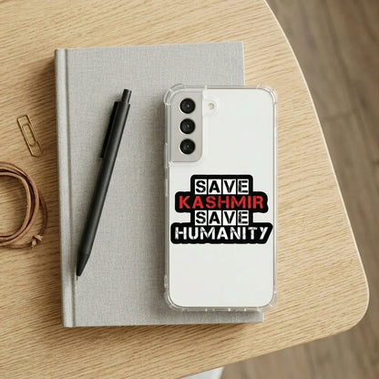 Save Kashmir Save Humanity Clear Case for Samsung Galaxy