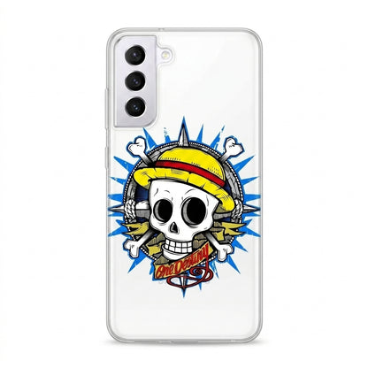 One Piece Straw Hat Skull Clear Case for Samsung Galaxy