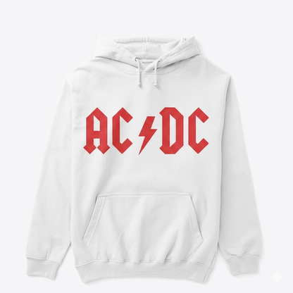 AC/DC Classic Style Logo Pullover Hoodie – Premium Unisex
