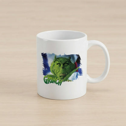 Funny "The Grinch" Graphic Christmas Coffee Mug 11oz - White Ceramic Tea Cup