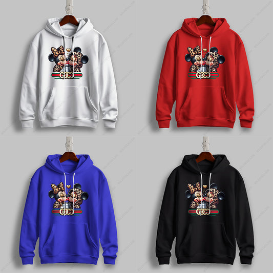 Inspired by Gucci: Iconic Mickey Mouse Hoodie – Bold & Cozy Streetwear