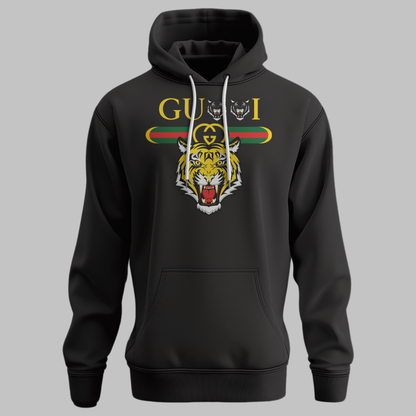 Luxury Black Tiger Hoodie