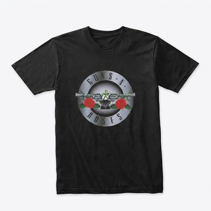 Guns N' Roses Classic Metallic Bullet Stamp Graphic T-Shirt