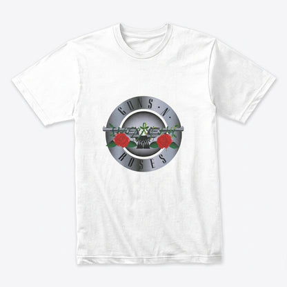 Guns N' Roses Classic Metallic Bullet Stamp Graphic T-Shirt