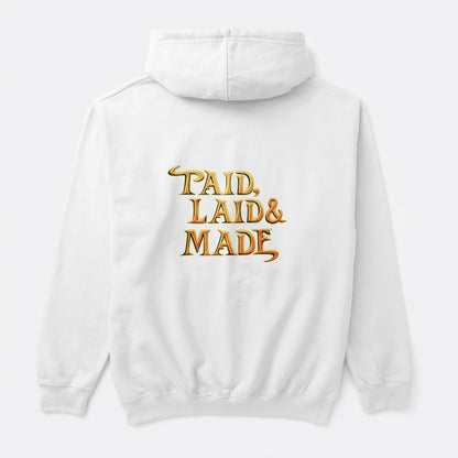 EVOLUTION "Paid, Laid & Made" Graphic Heavyweight Hoodie