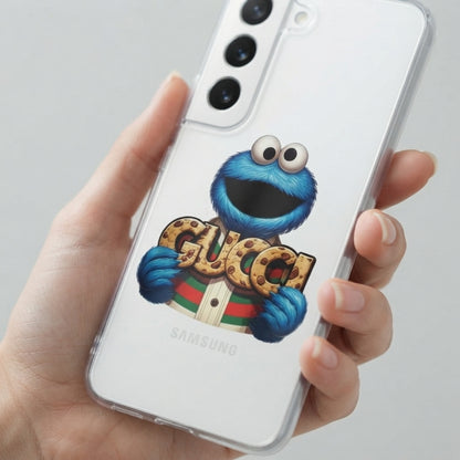 Clear Samsung Galaxy Case – Designer Cookie Monster Graphic Cover