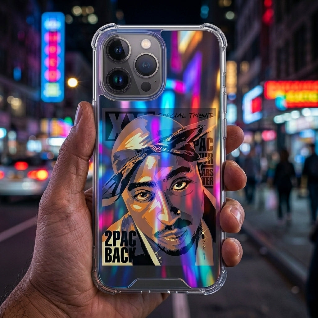2Pac Legend Art Clear Transparent iPhone Case