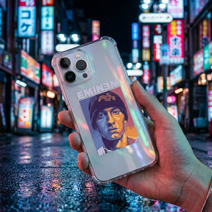 Eminem Vector Art Clear Transparent iPhone Case