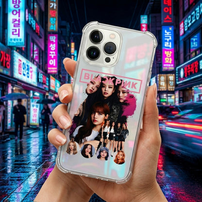 BLACKPINK K-Pop Aesthetic Clear Transparent iPhone Case