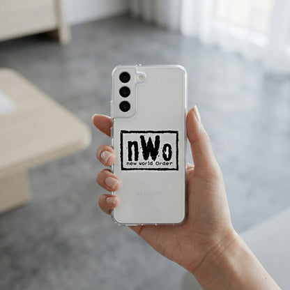 Samsung Galaxy S22 Clear Case – nWo New World Order Retro Wrestling Cover