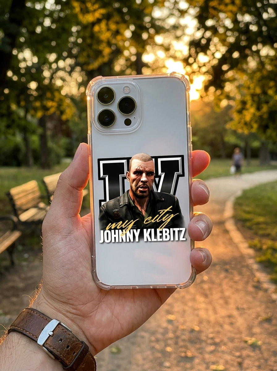 Johnny Klebitz GTA IV Clear Transparent iPhone Case