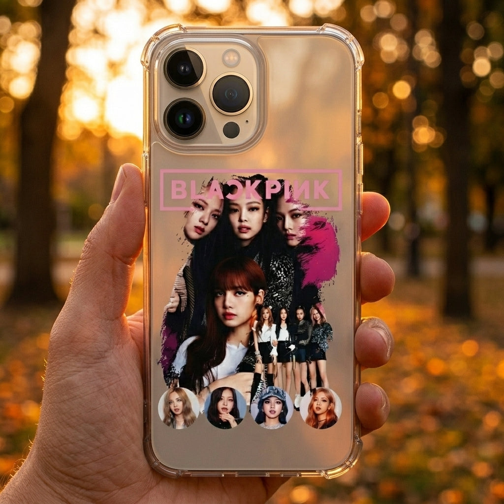 BLACKPINK K-Pop Aesthetic Clear Transparent iPhone Case
