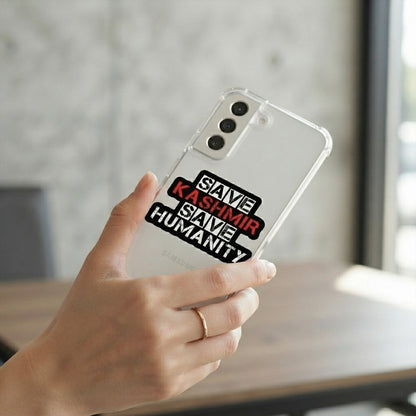 Save Kashmir Save Humanity Clear Case for Samsung Galaxy