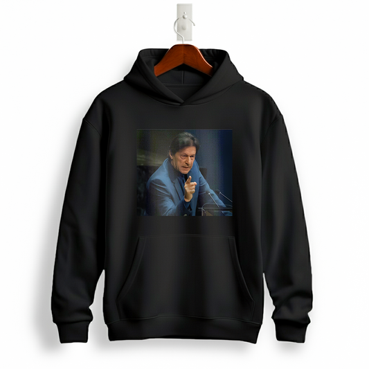 Imran Khan The Fighter Portrait Hoodie