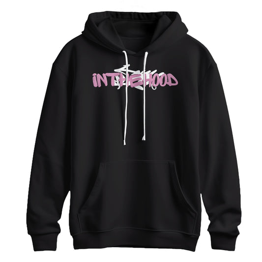 "In The Hood" Graffiti Graphic Hoodie