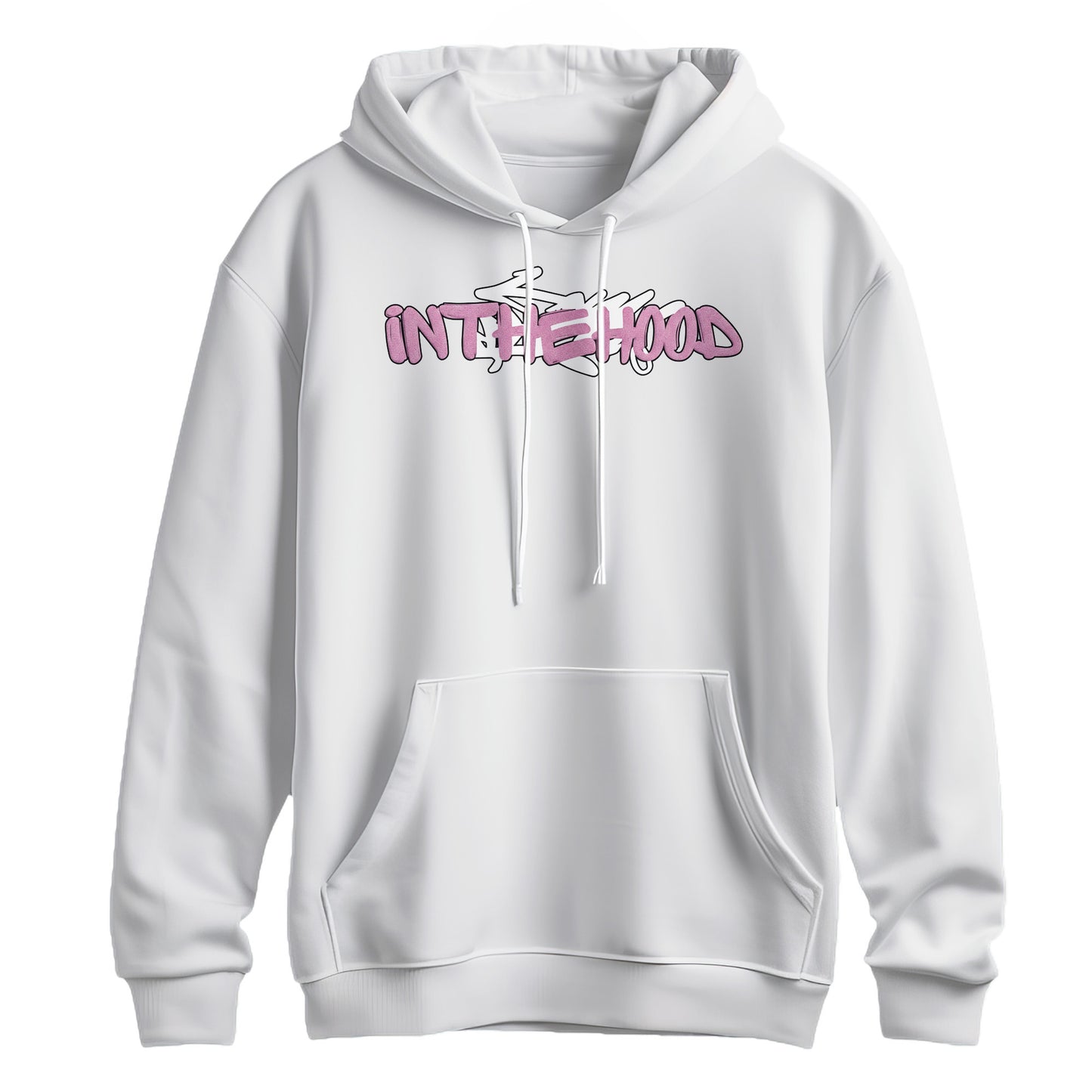 "In The Hood" Graffiti Graphic Hoodie
