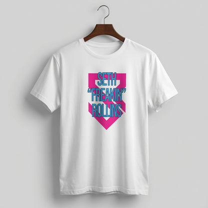 Seth "Freakin" Rollins Retro Neon Graphic Tee