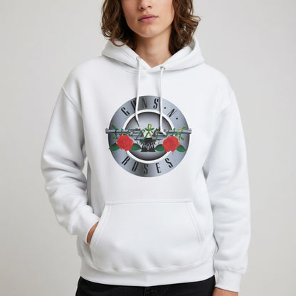 Guns & Roses Classic Bullet Logo Pullover Hoodie